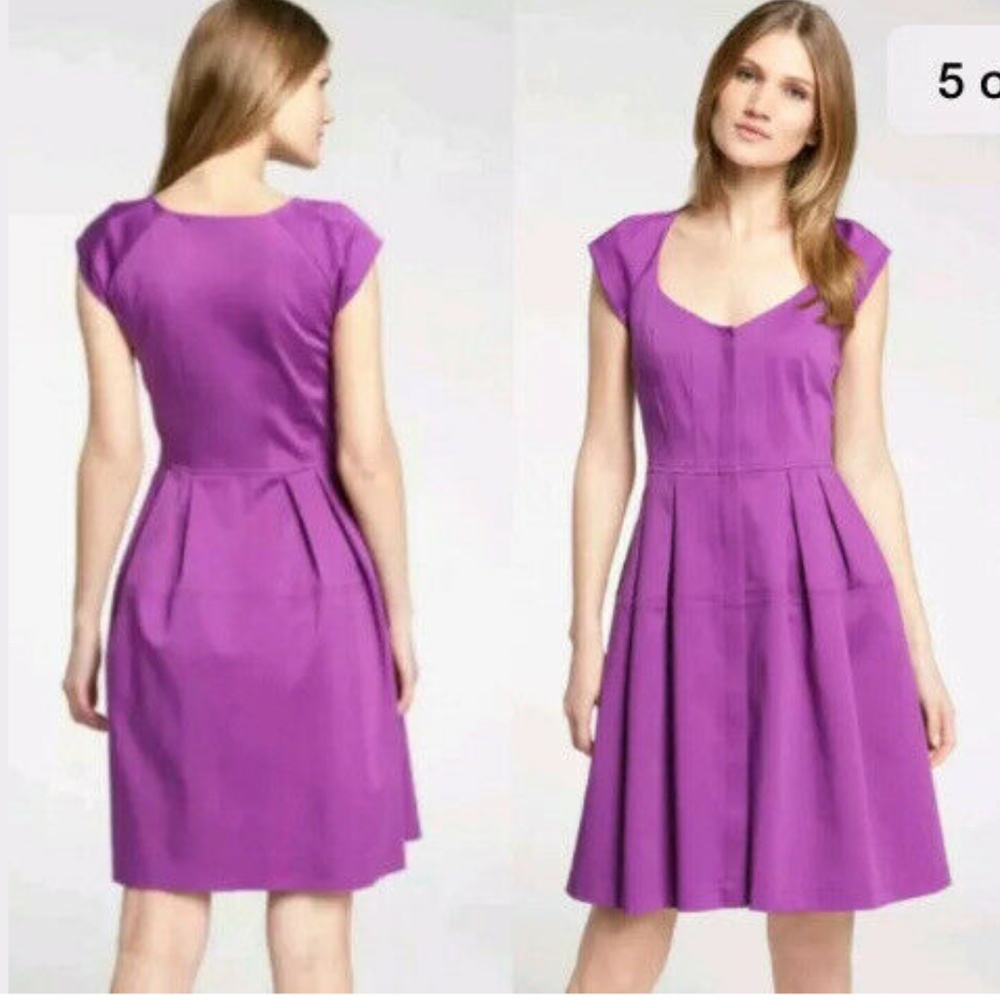 Nanette Lepore Le Cirque Cap Sleeve A-Line Dress Sz. 6 - Picture 1 of 16